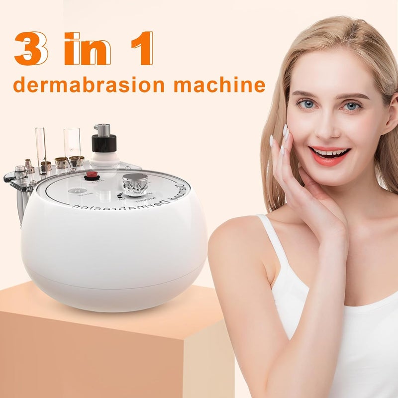 mcwdoit Diamond Microdermabrasion Machine, 3 in 1 Dermabrasion Facial Machine for Exfoliation & Blackhead Removal,Home Spa Use Facial Skin Care Device - Image 2